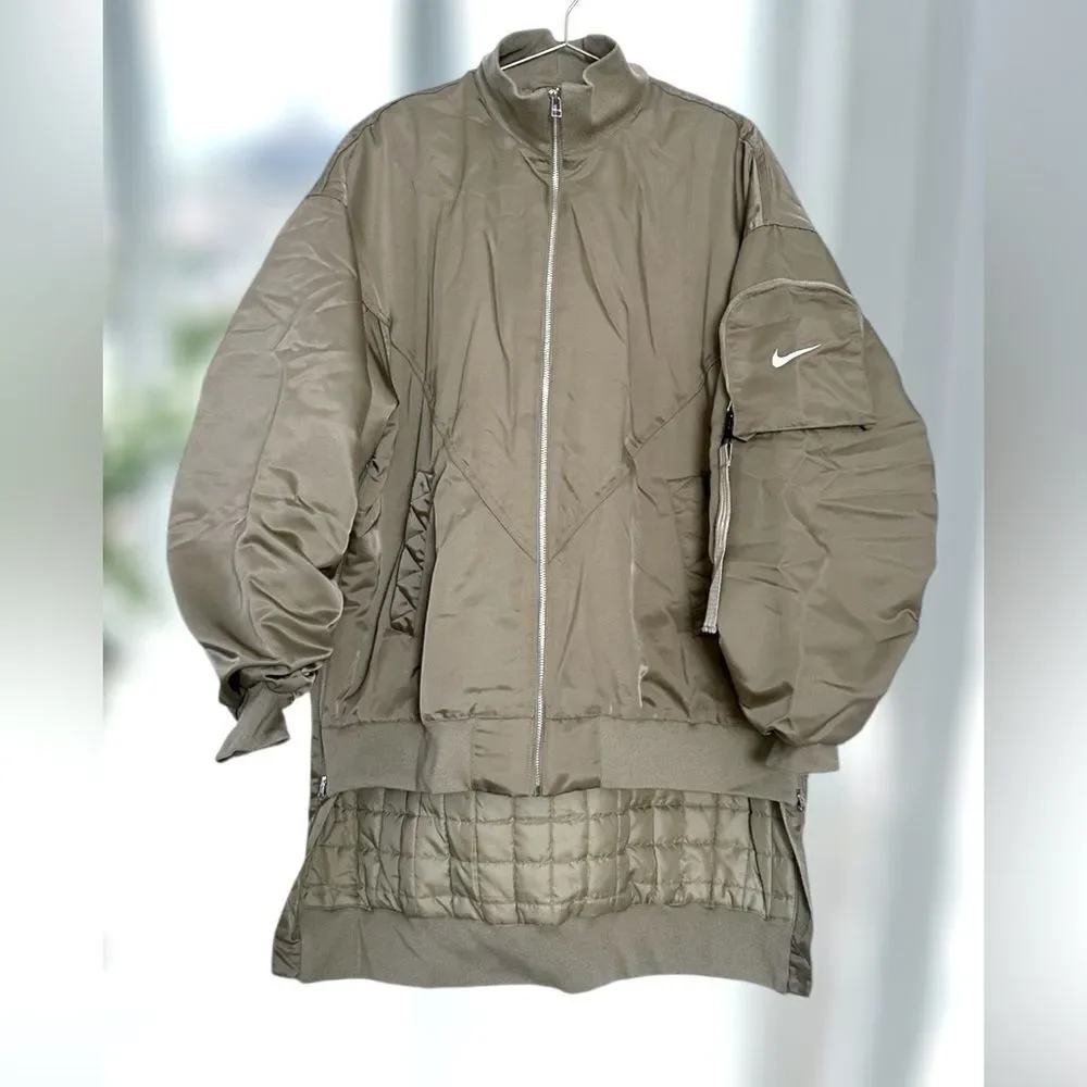 NIKE Insulated Oversized Sportswear Metro Puffer Therma-FIT Parka Jacket Sz L XL - Picture 3 of 15